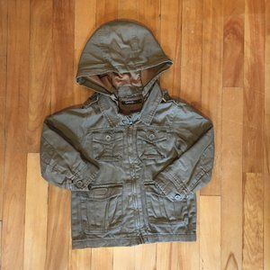 George cargo utility jacket khaki green size 5